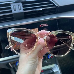 Rachel Zoe Gold and Black Sunglasses